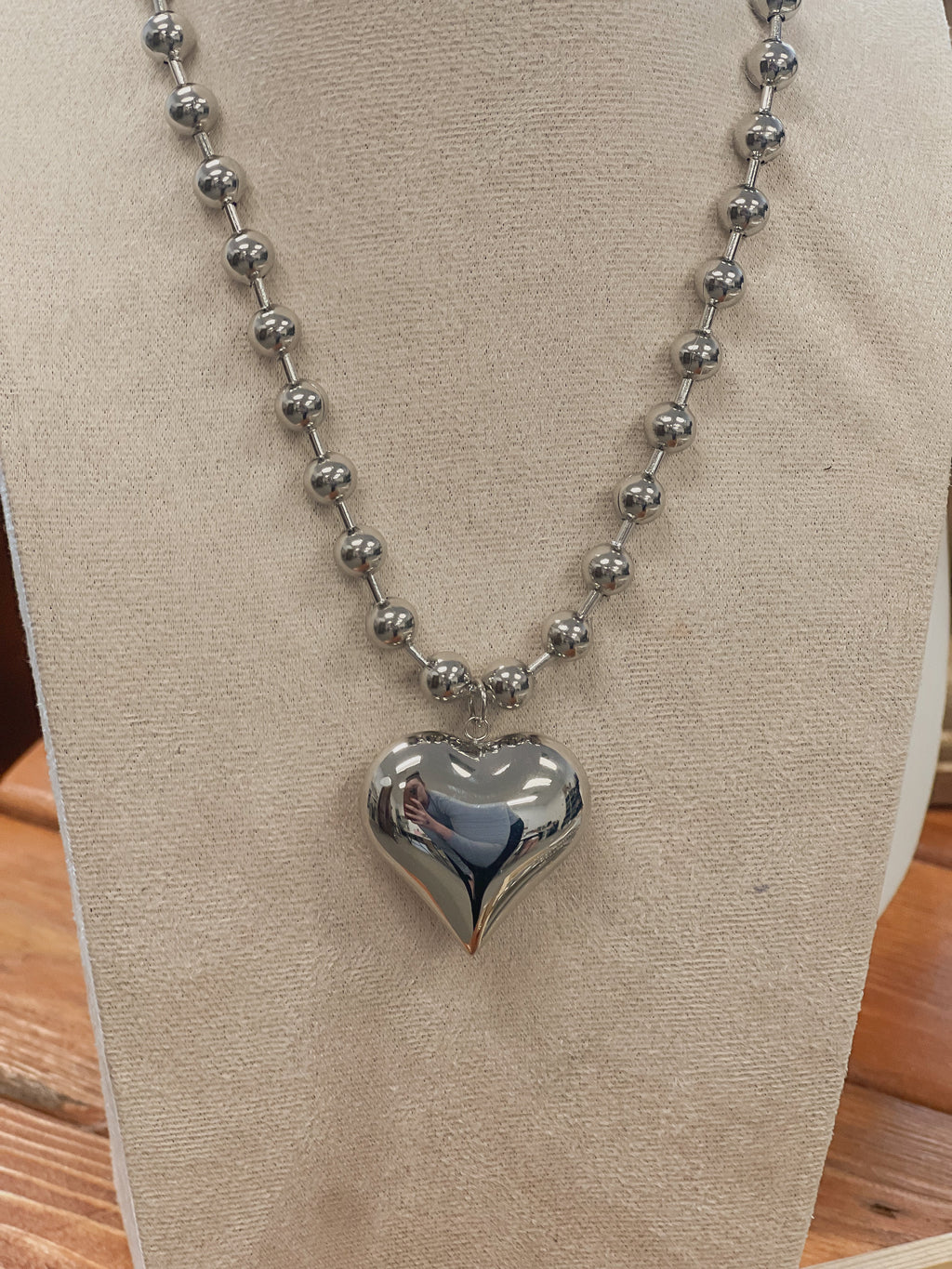 Large Beaded Heart