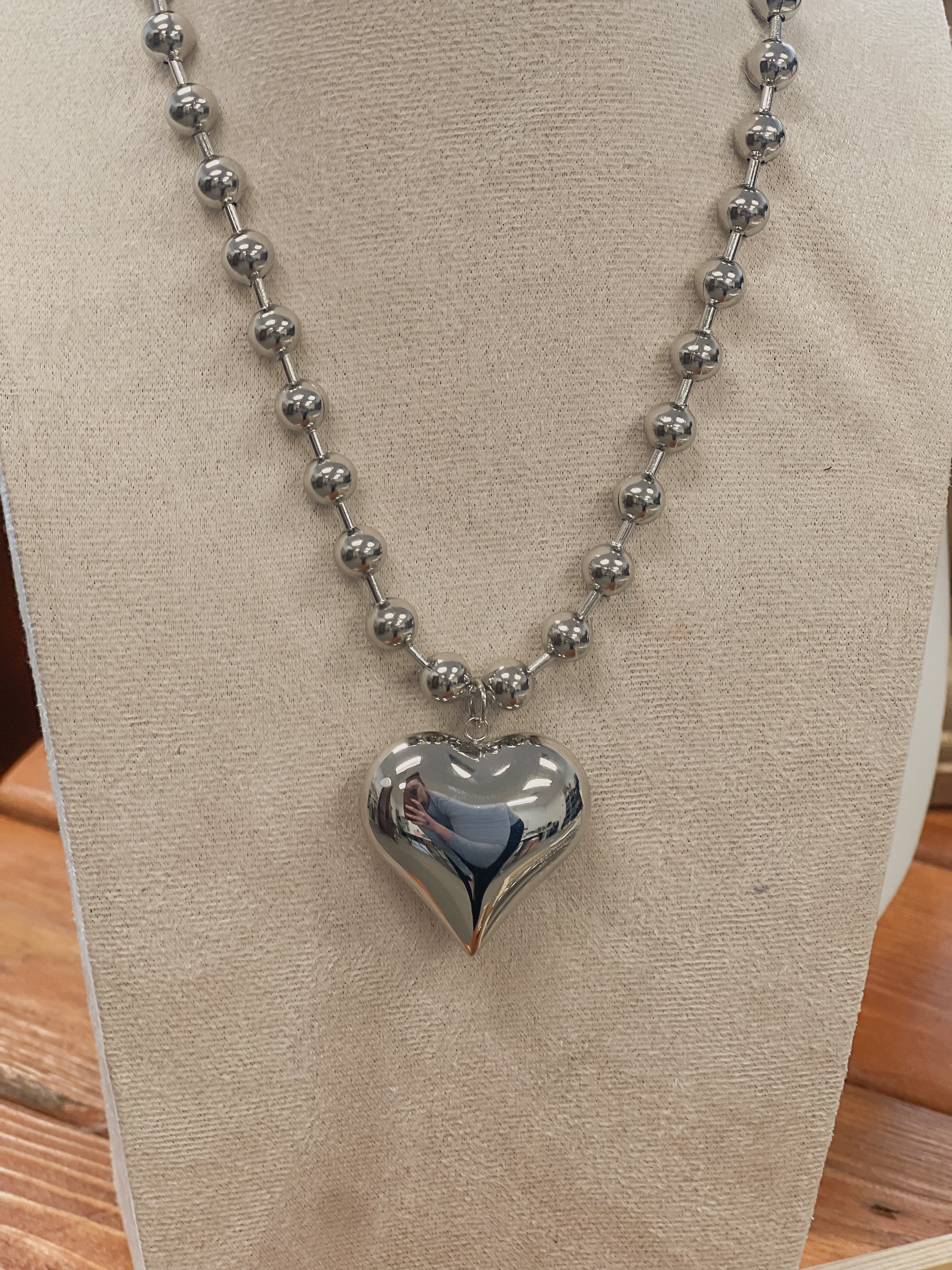 Large Beaded Heart