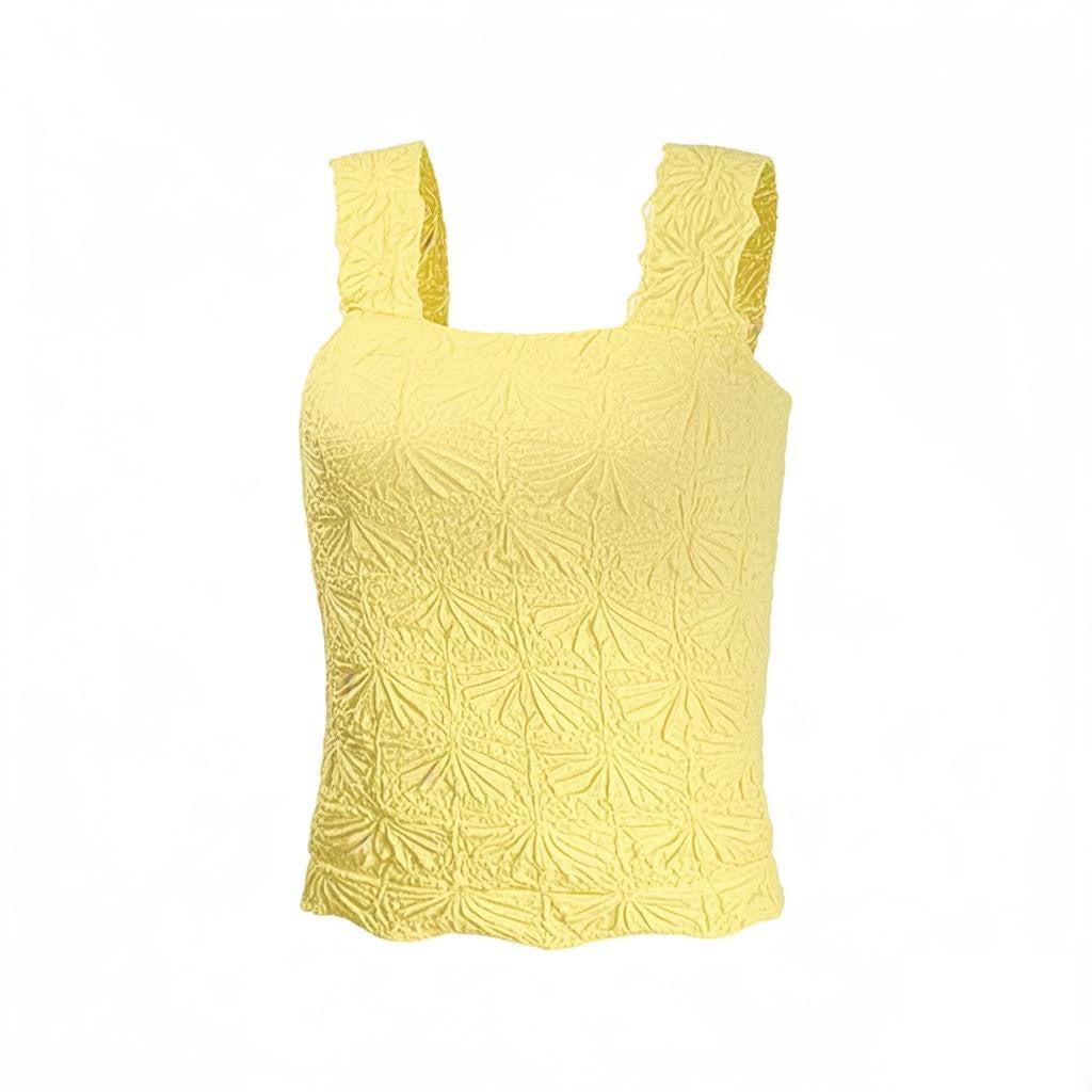 SO ME Floral Jacquard Seamless Tank Top