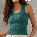SO ME Floral Jacquard Seamless Tank Top