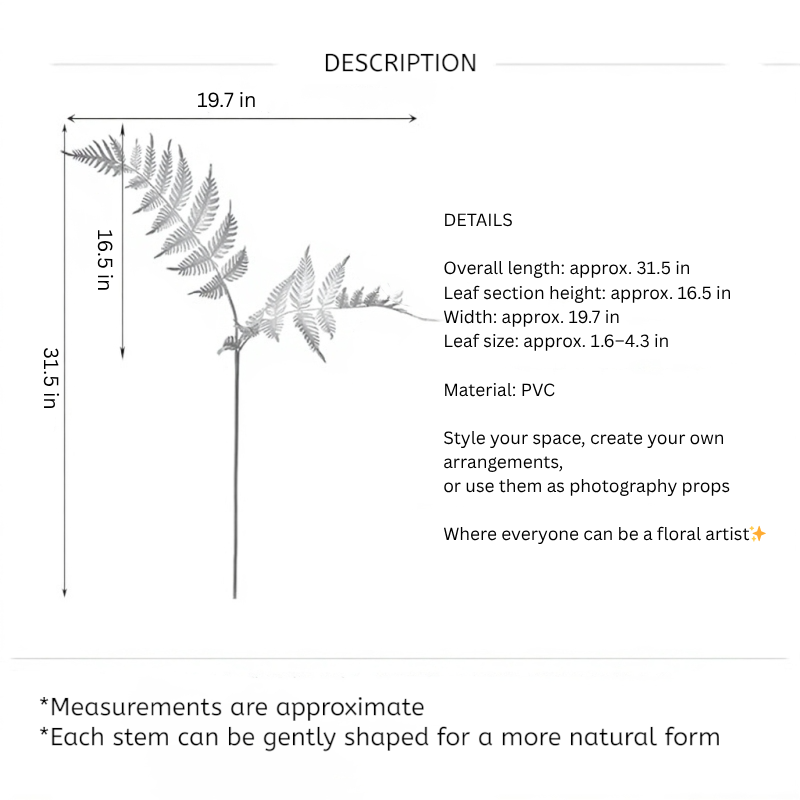 Classic Fern Spray – 31.5"