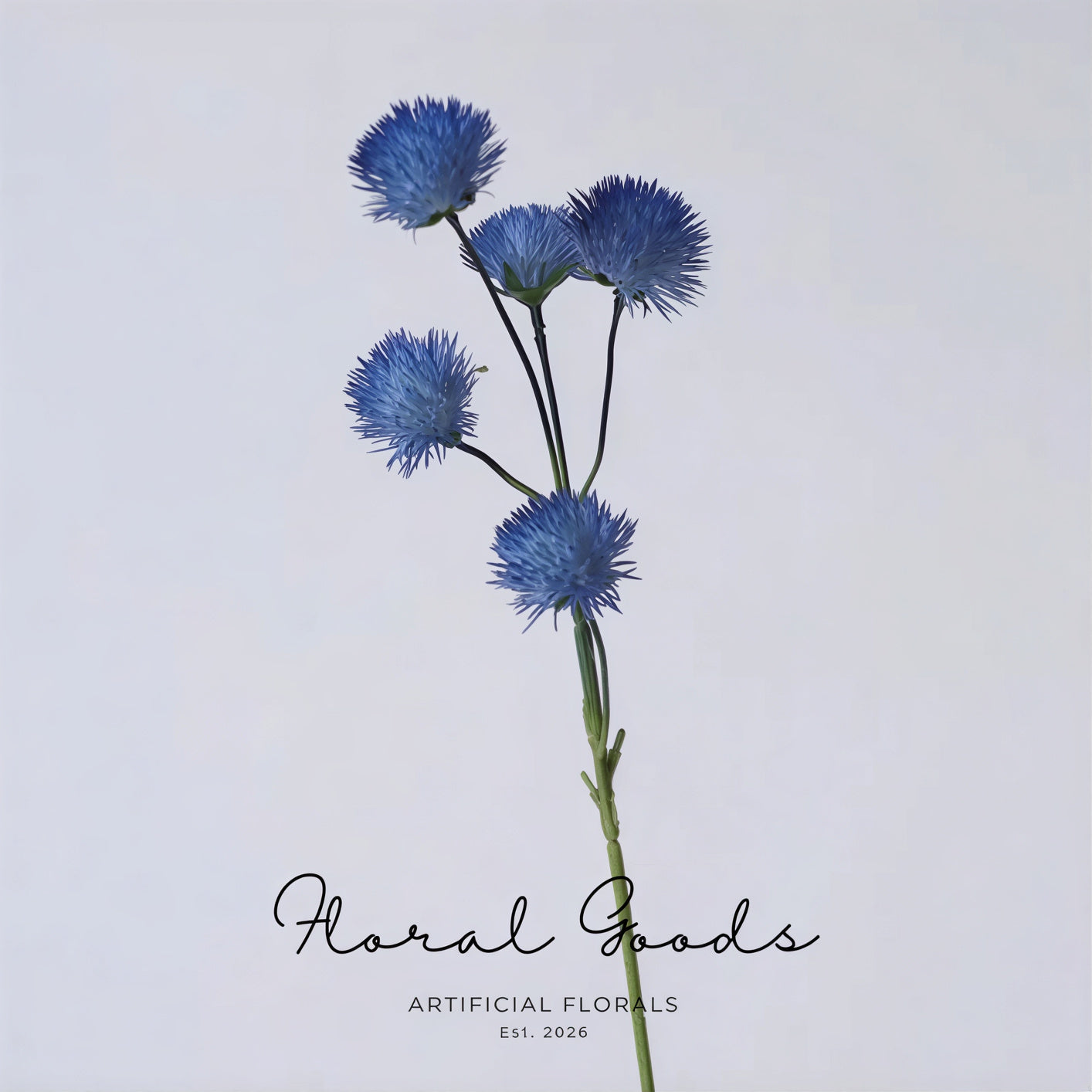 Clustered Globe Thistle Spray – 19"