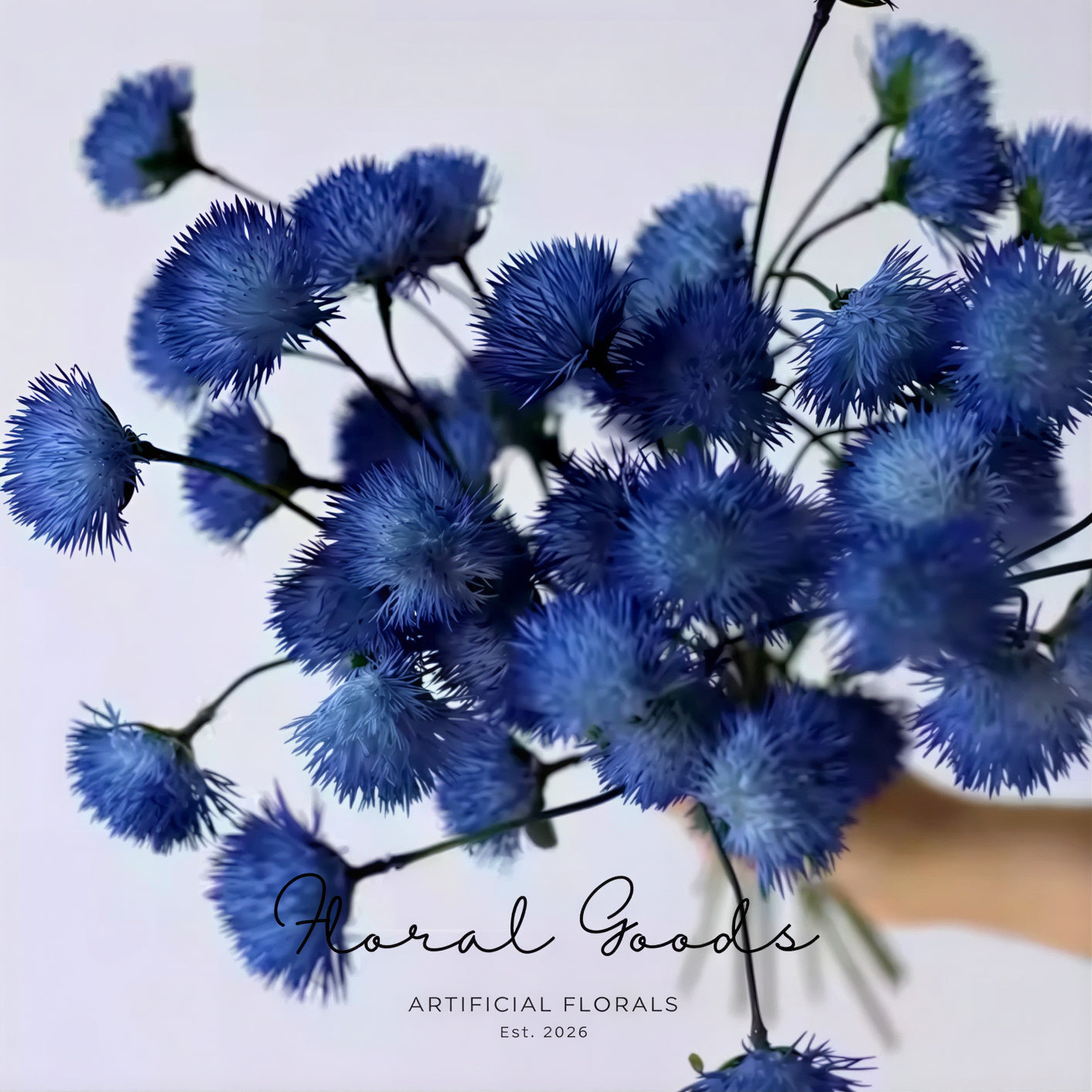 Clustered Globe Thistle Spray – 19"