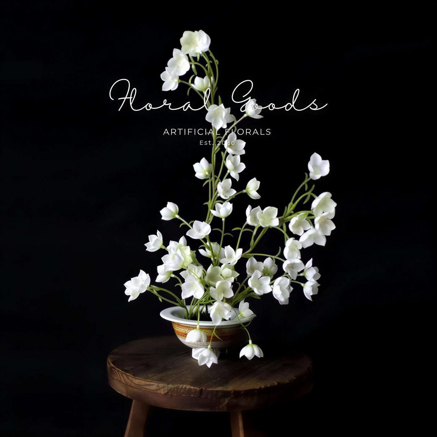 Delicate Lily of the Valley Spray Stem – 37.4"
