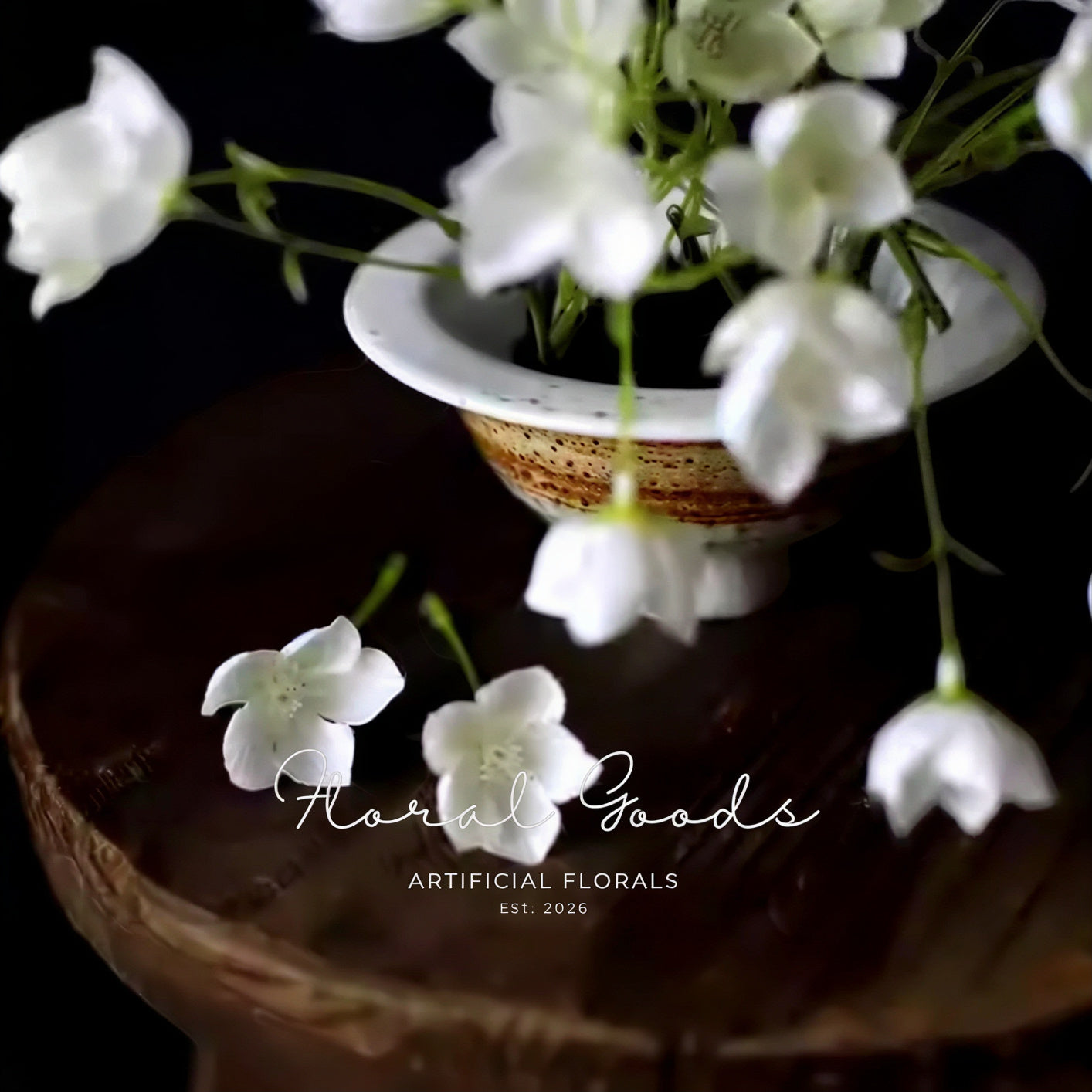 Delicate Lily of the Valley Spray Stem – 37.4"