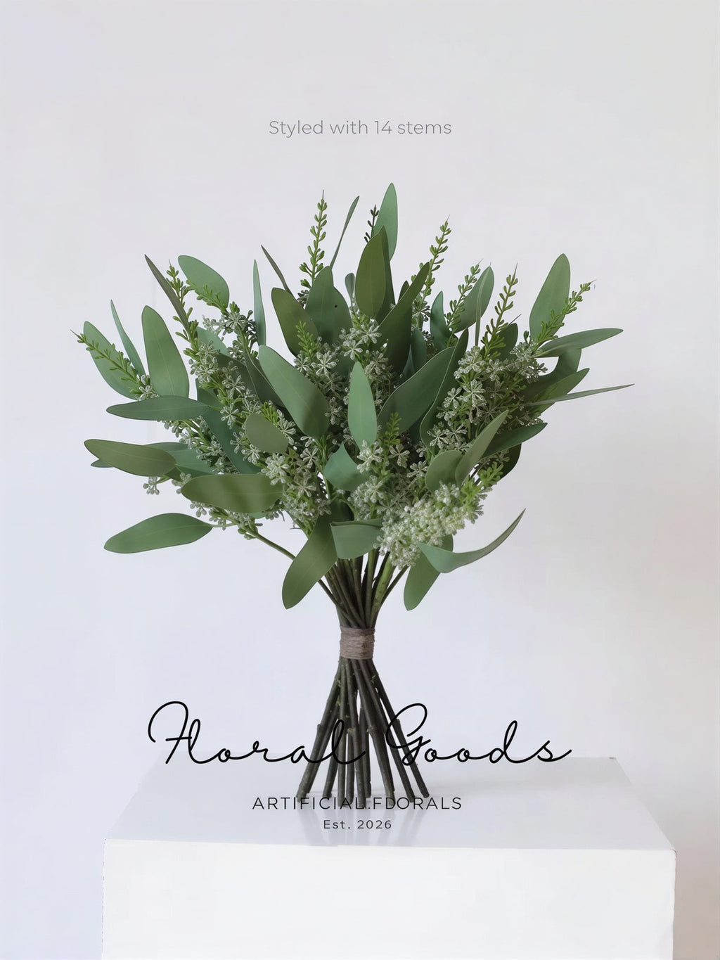 Seeded Eucalyptus Stem – 22.8"